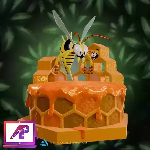 DKC2 King Zing 3D print model