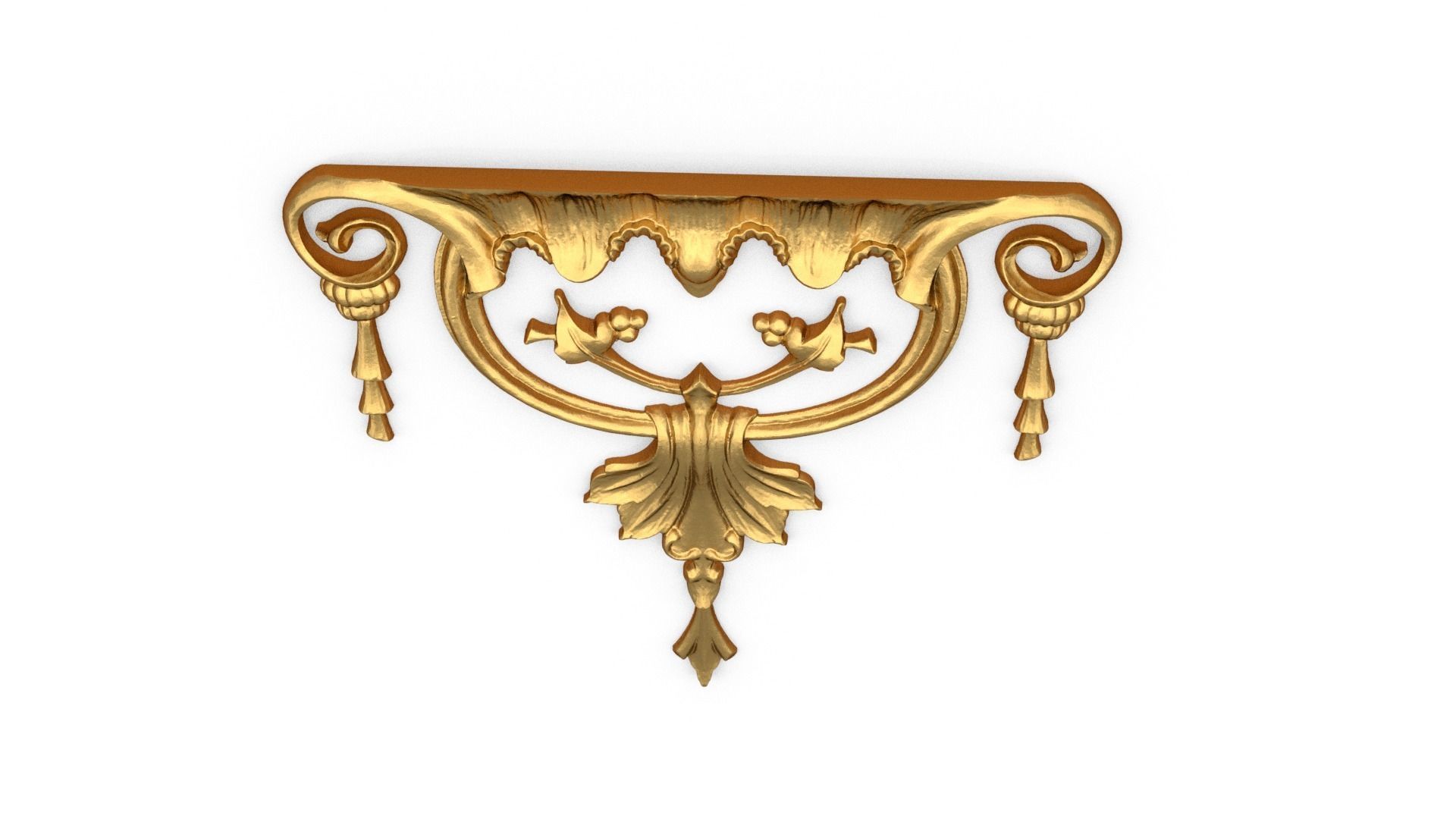 Classic carved decor ornament 503 3D print model_4