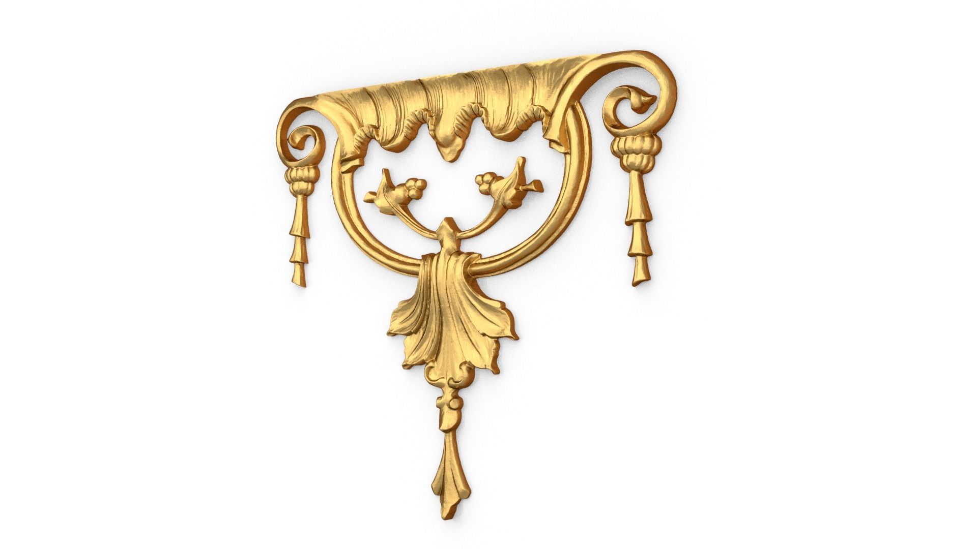 Classic carved decor ornament 503 3D print model_2