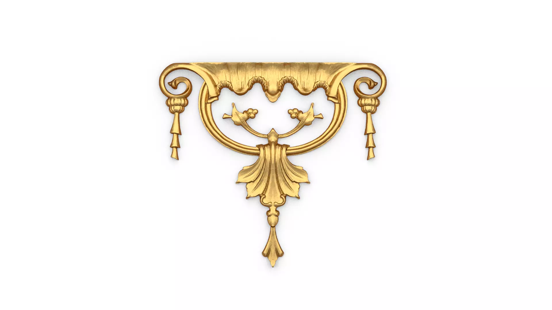 Classic carved decor ornament 503 3D print model_0