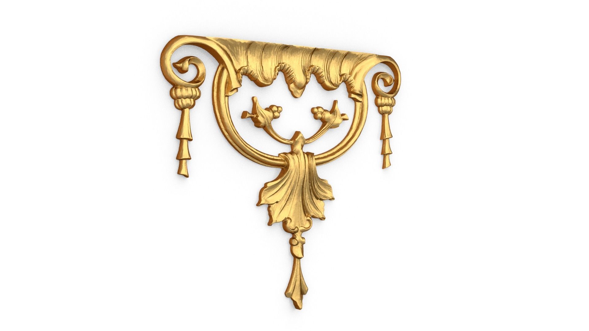 Classic carved decor ornament 503 3D print model_1