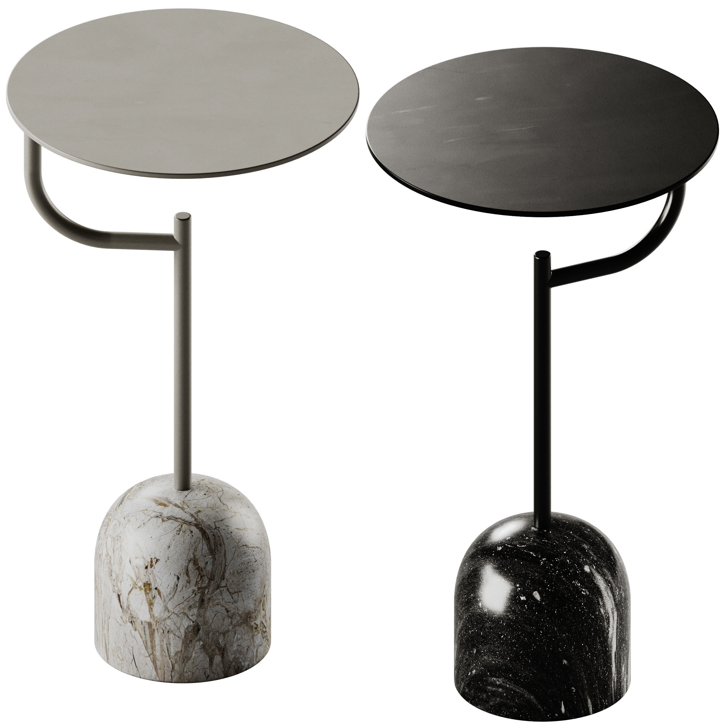 Wittmann Detour Side Table 3D model_1