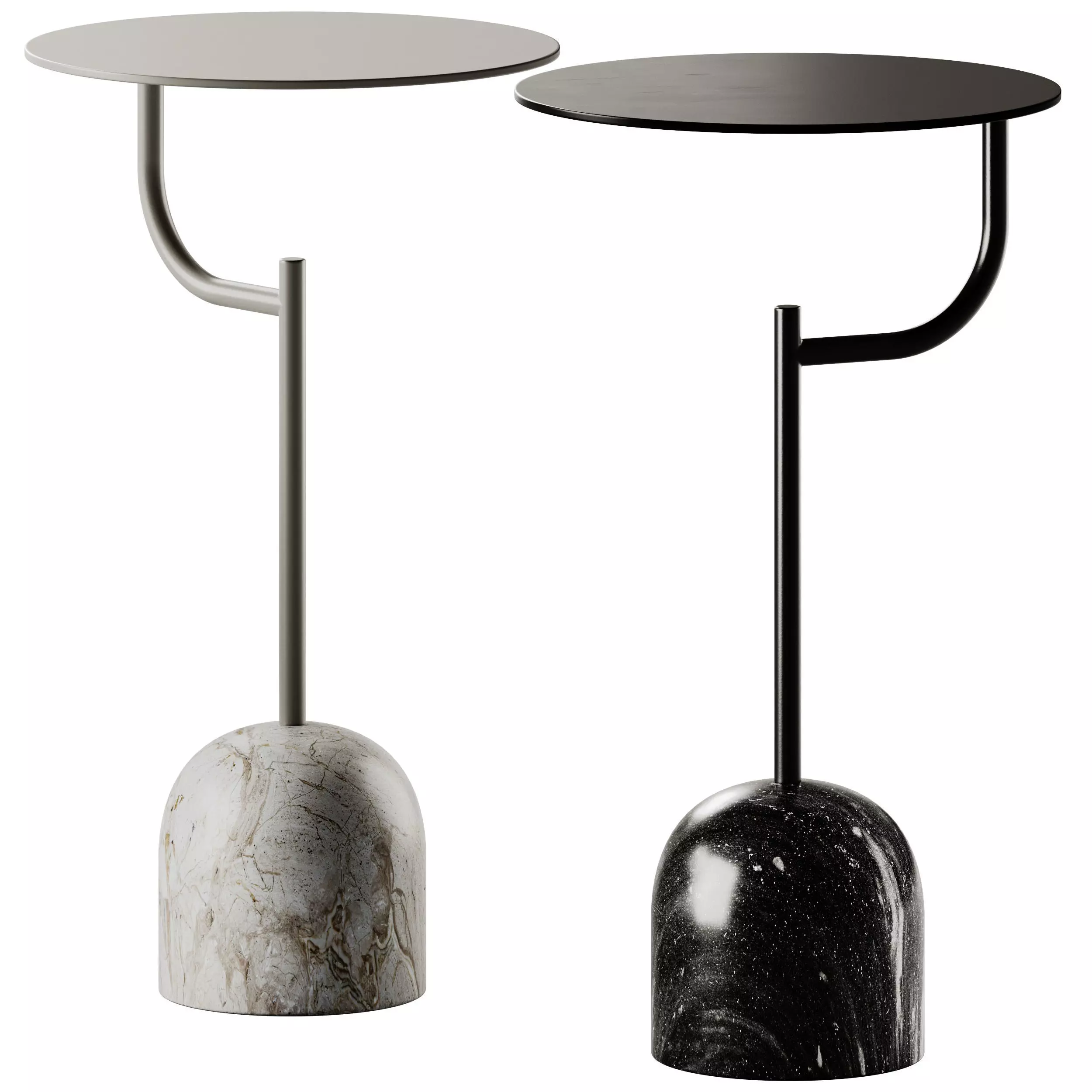 Wittmann Detour Side Table 3D model_0