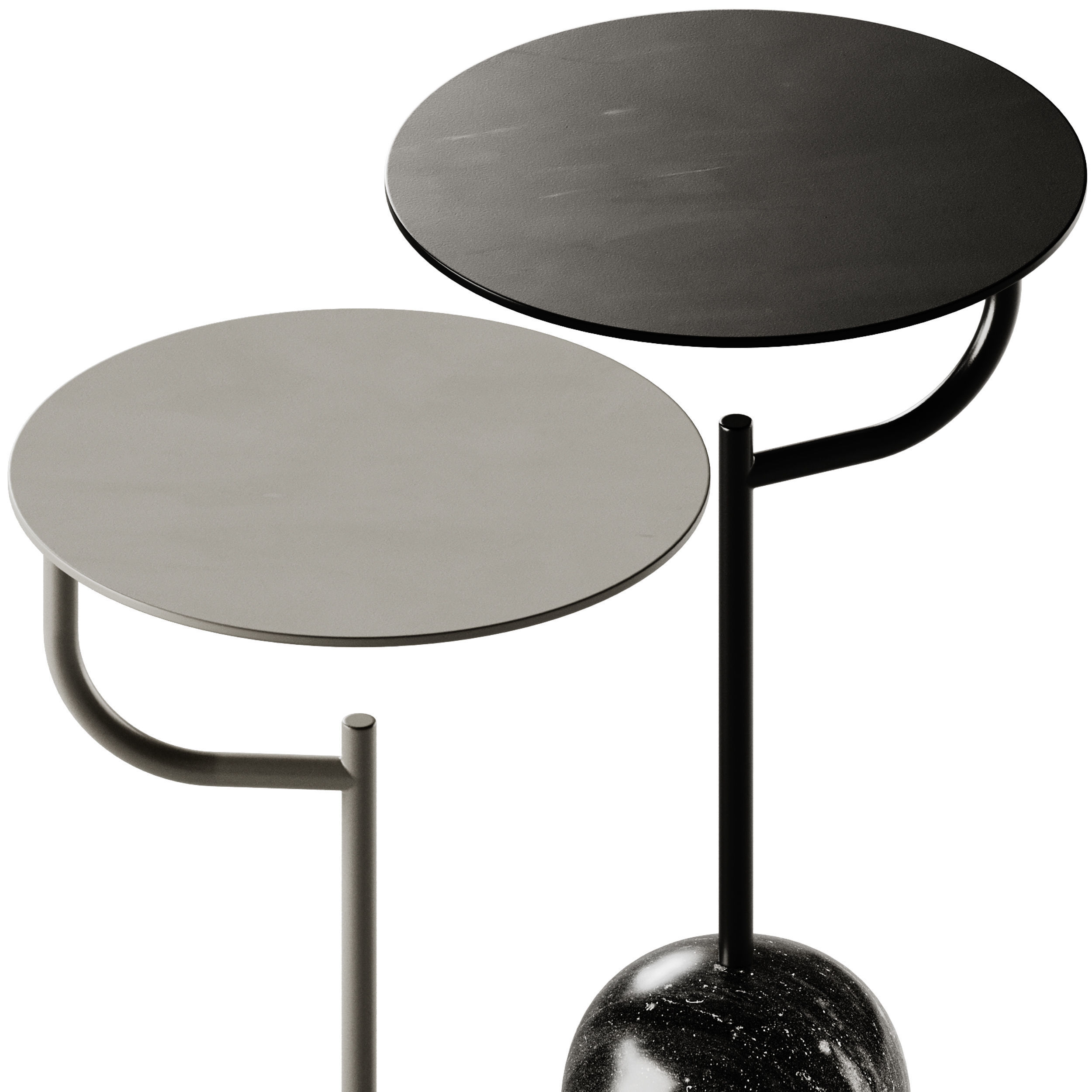 Wittmann Detour Side Table 3D model_3