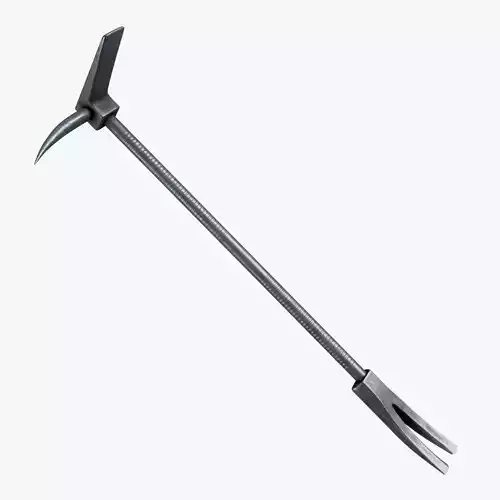 Halligan bar Low-poly 3D model
