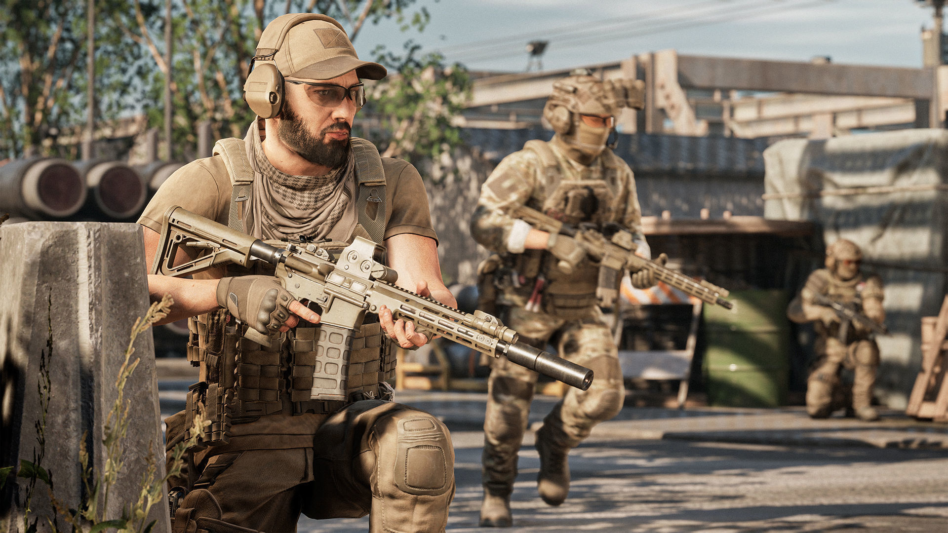 Modular Military Character Low-poly 3D model_4