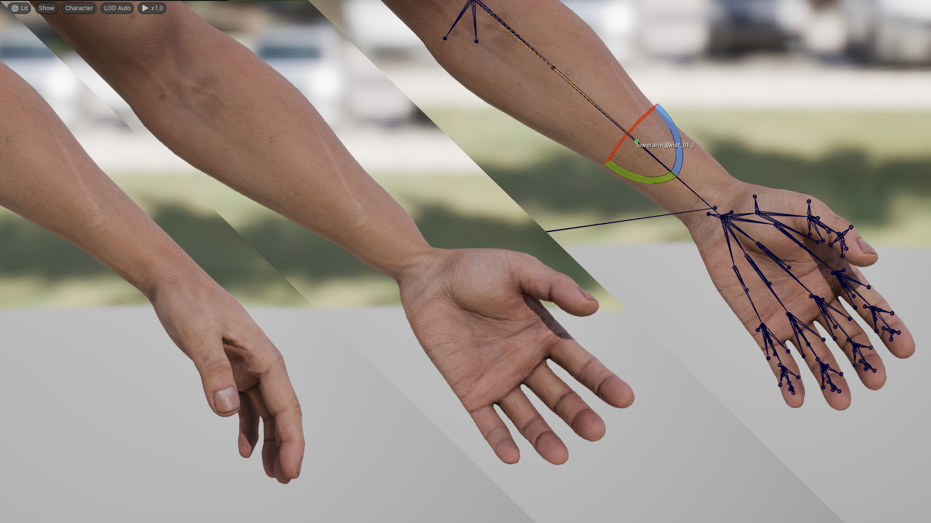 Modular Military Character Low-poly 3D model_21