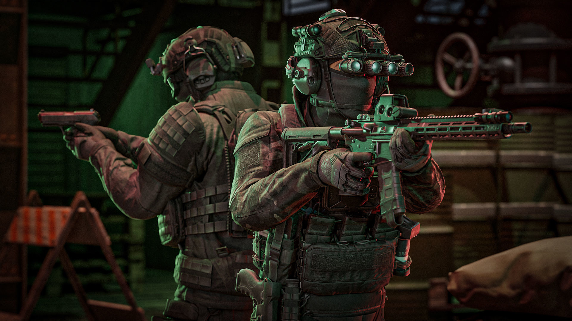 Modular Military Character Low-poly 3D model_3