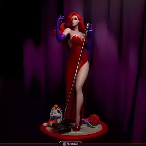 Jessica Rabbit 3D print model