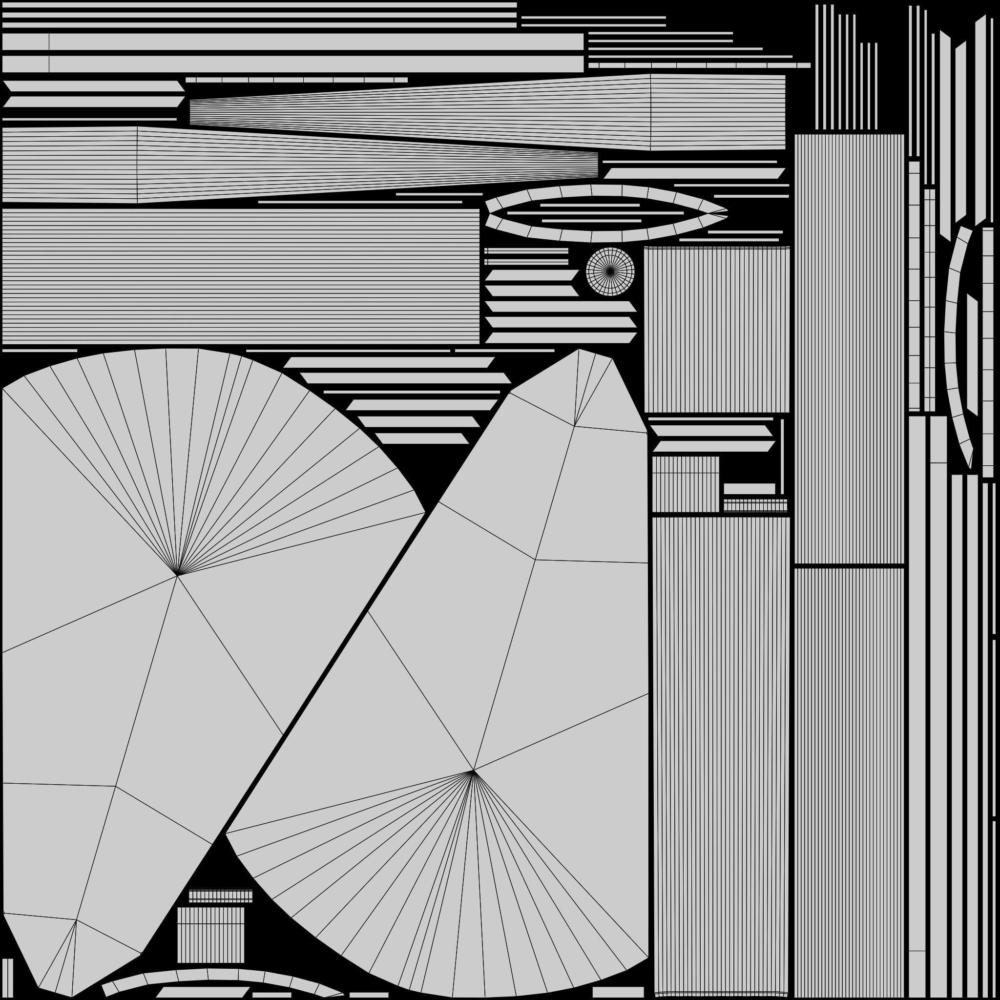 Fire flapper Low-poly 3D model_9