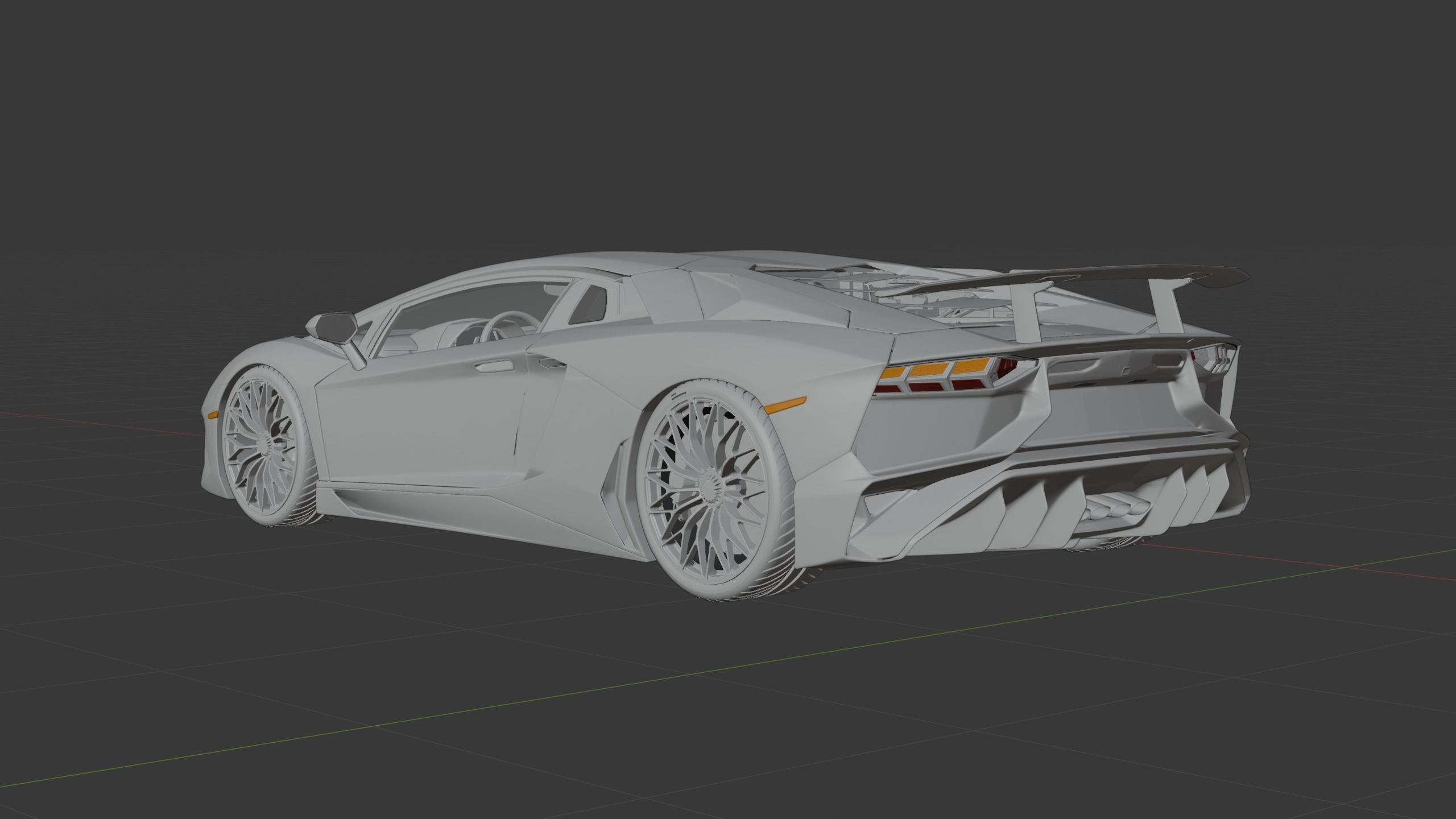 Italian Car 3D model_7