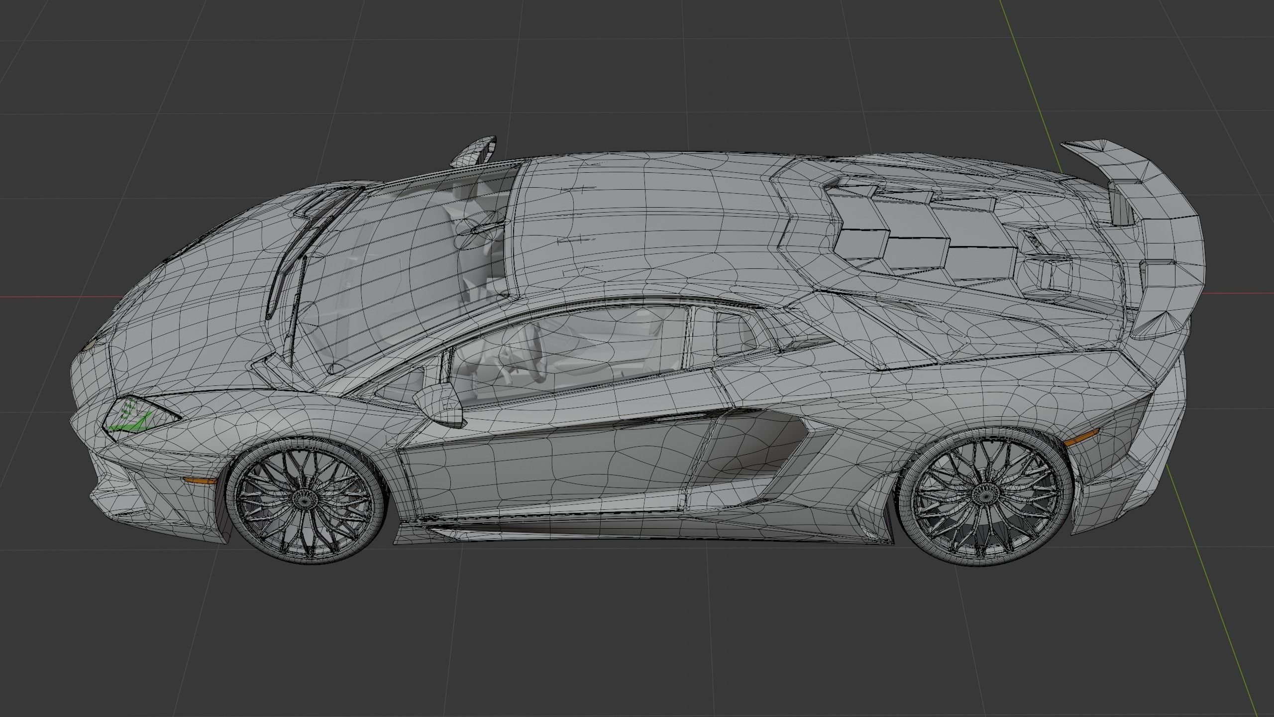 Italian Car 3D model_11