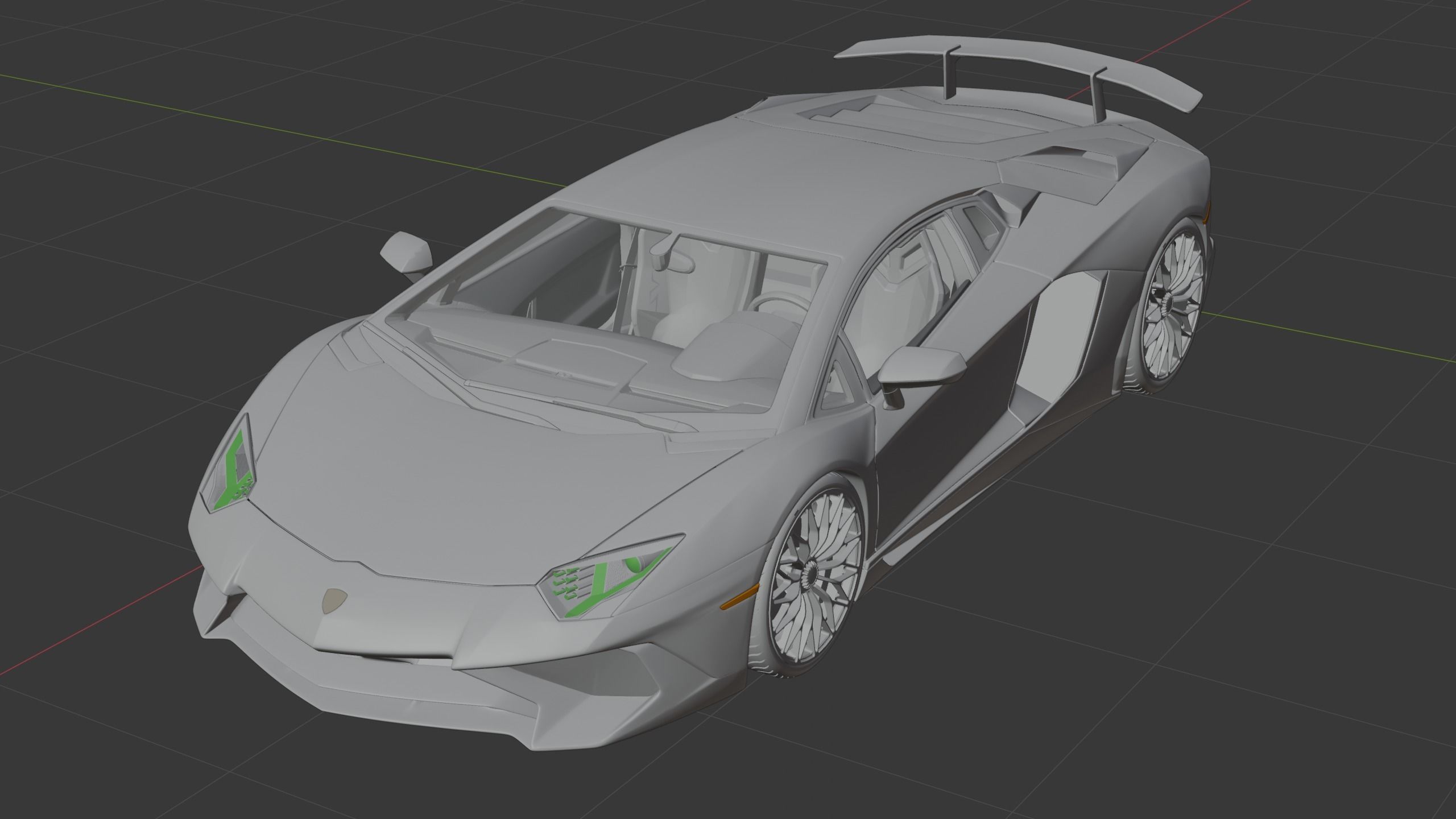 Italian Car 3D model_8