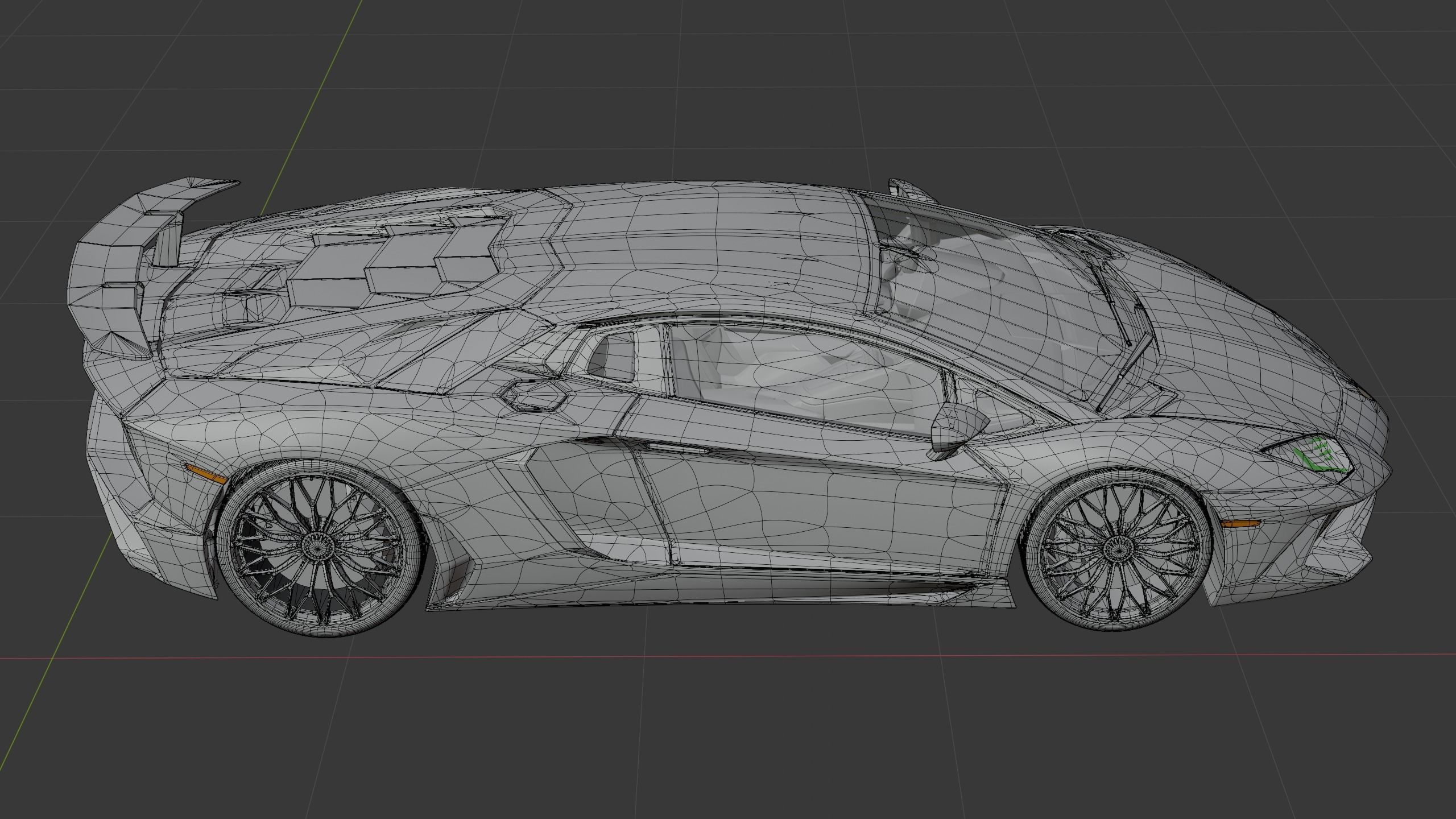Italian Car 3D model_10