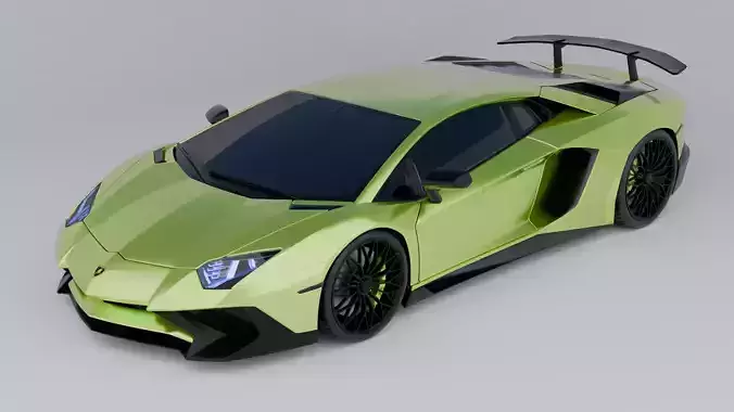 Italian Car 3D model Italian Car 3D model