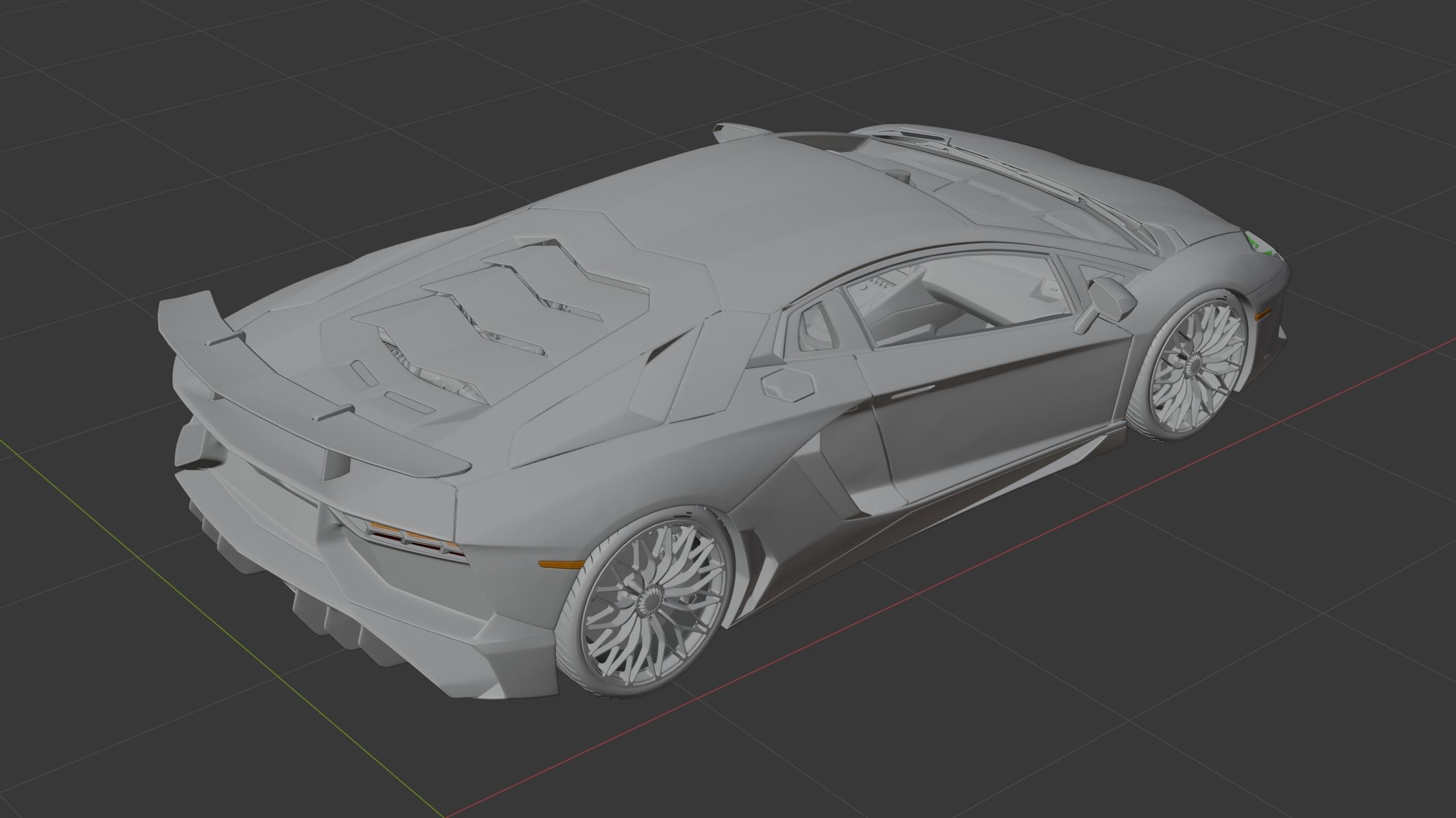 Italian Car 3D model_6