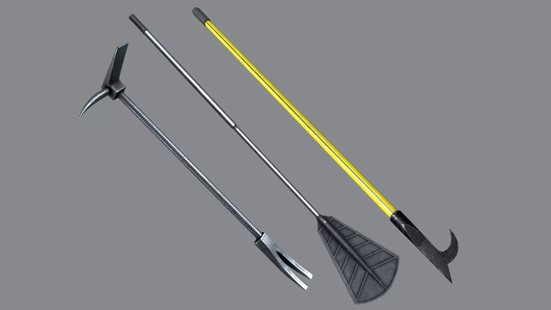 Fireman tools 3D Model Collection_0