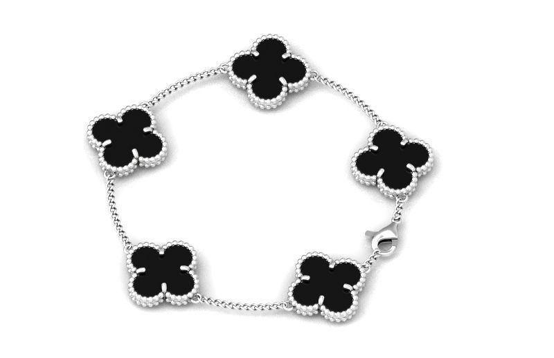 five-flower bracelet Van Cleef 1234 3D print model_13