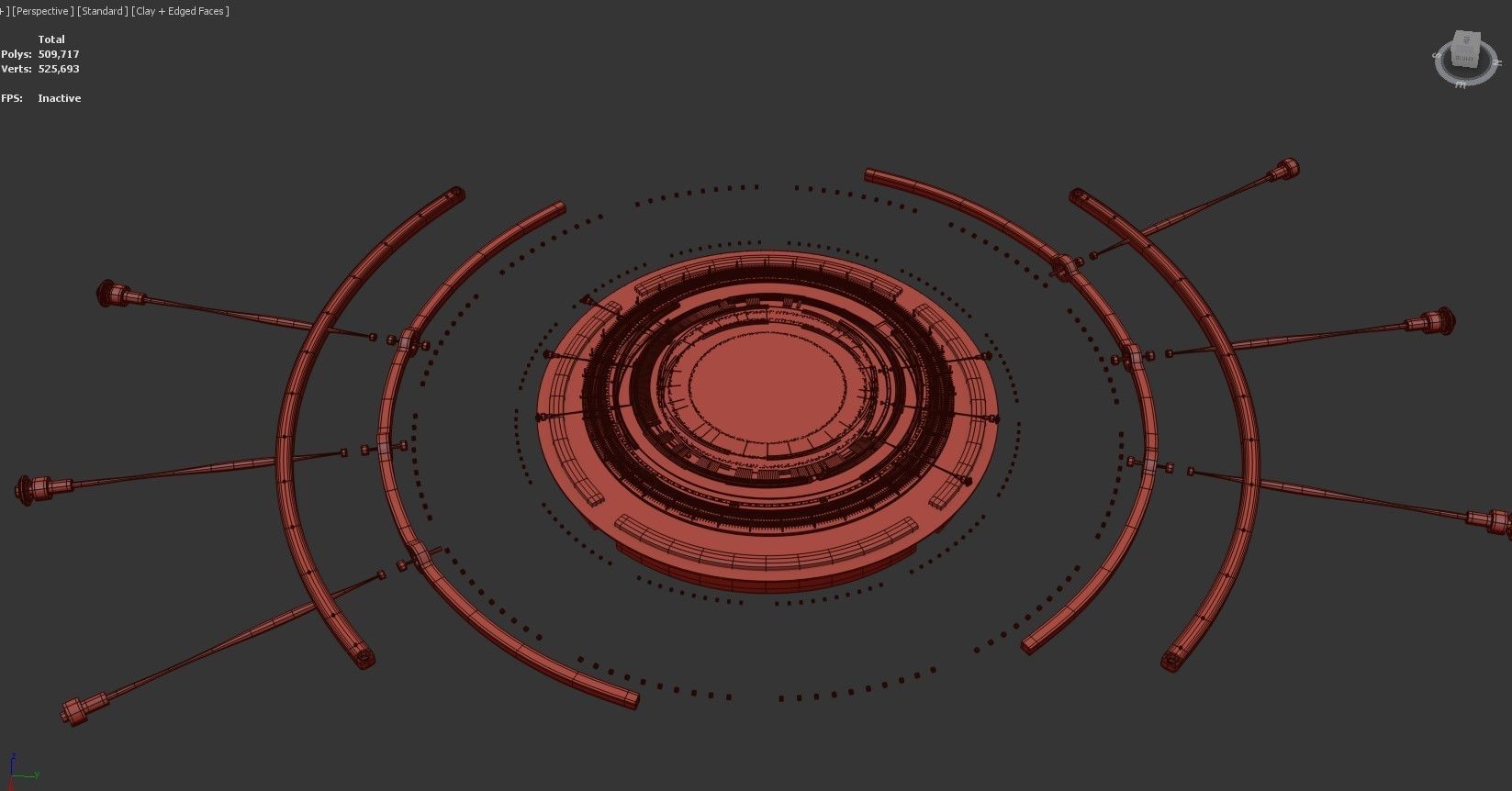 SCIFI GEARMAX STAGE 3D SET 3D model_14