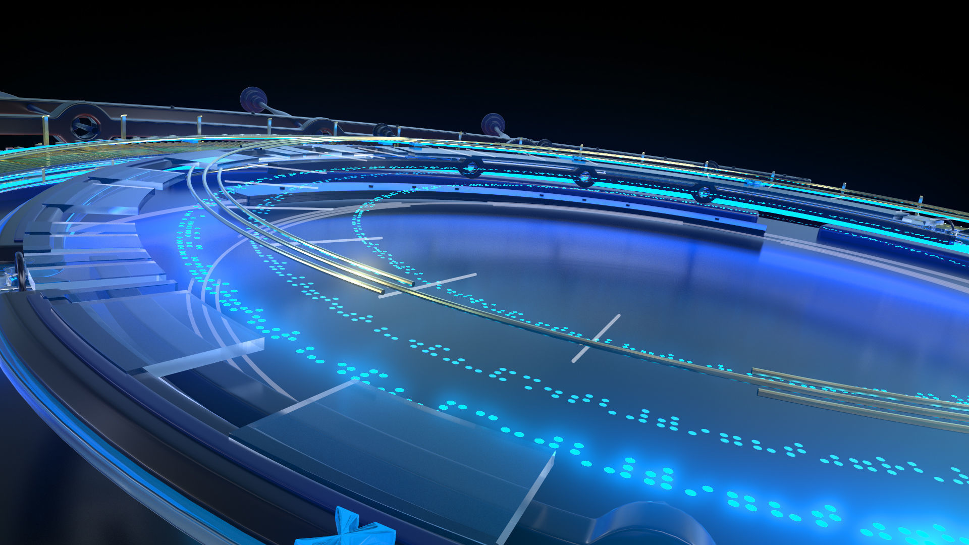 SCIFI GEARMAX STAGE 3D SET 3D model_7