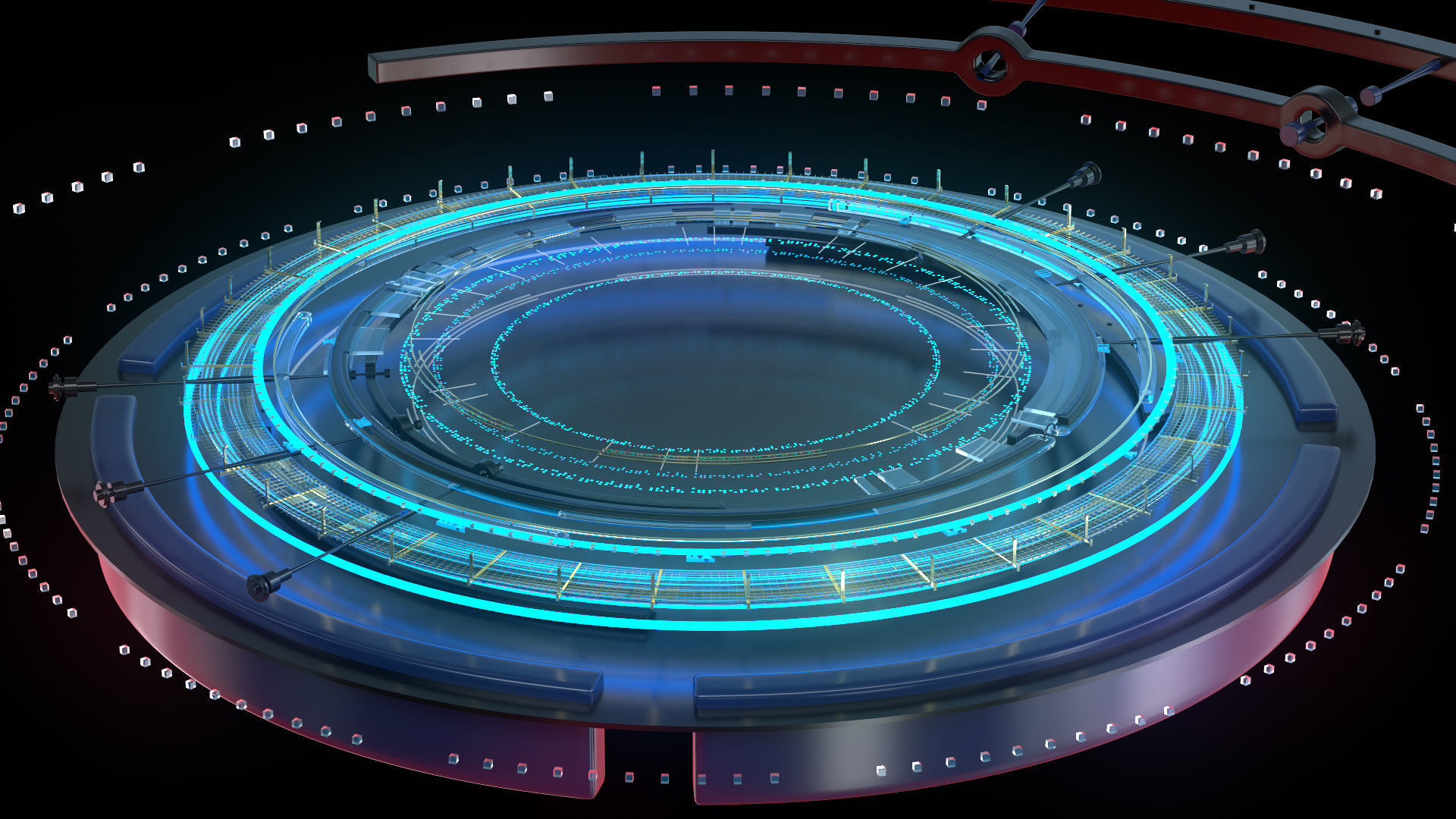 SCIFI GEARMAX STAGE 3D SET 3D model_11