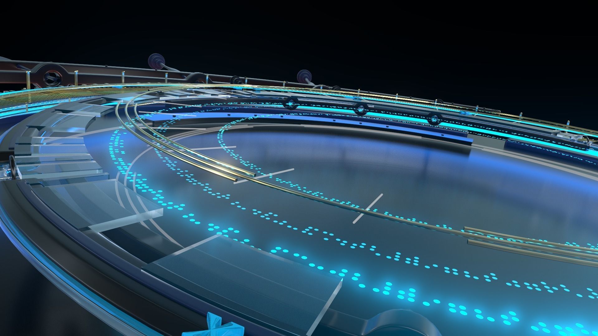 SCIFI GEARMAX STAGE 3D SET 3D model_6