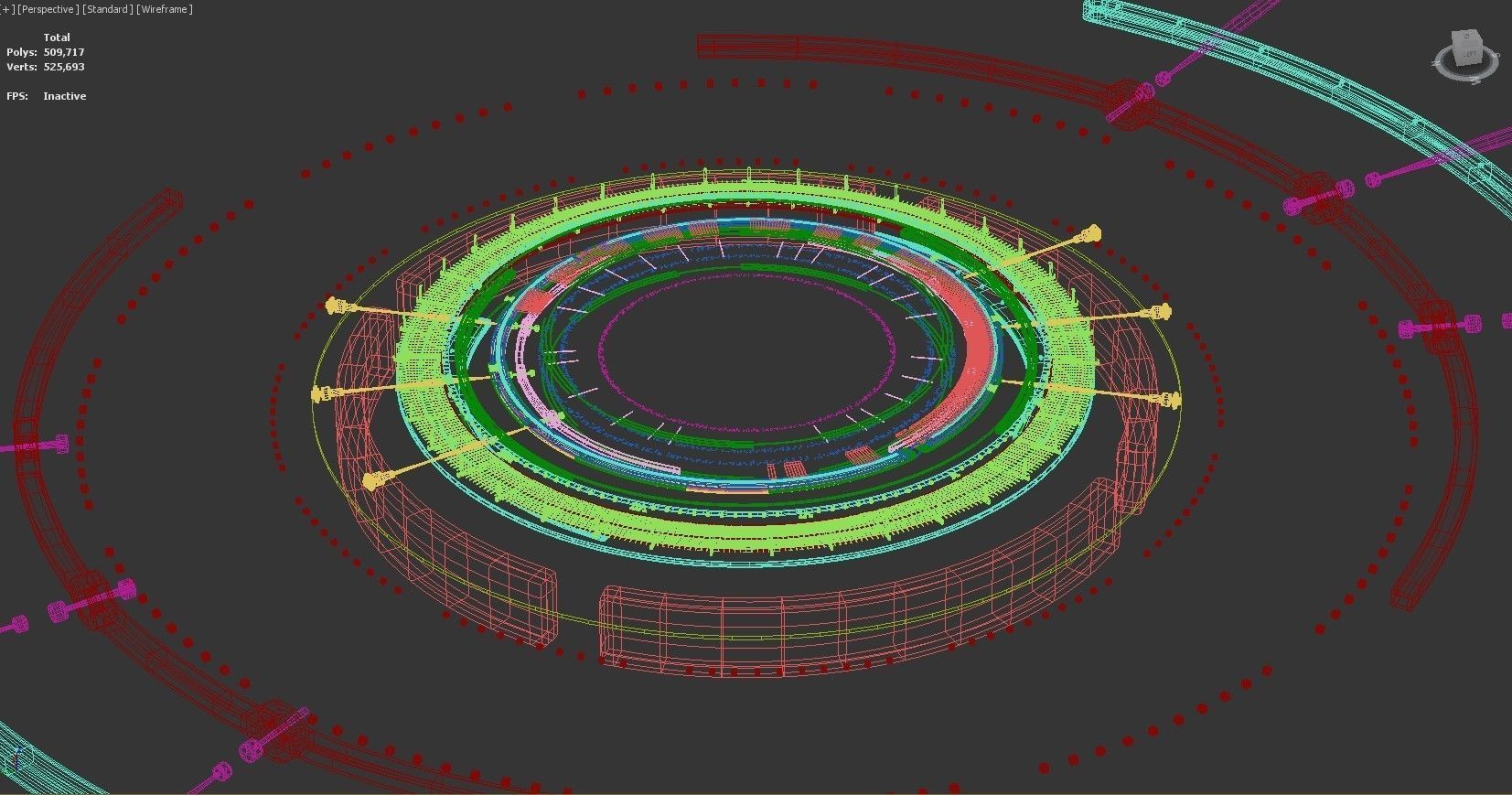 SCIFI GEARMAX STAGE 3D SET 3D model_15