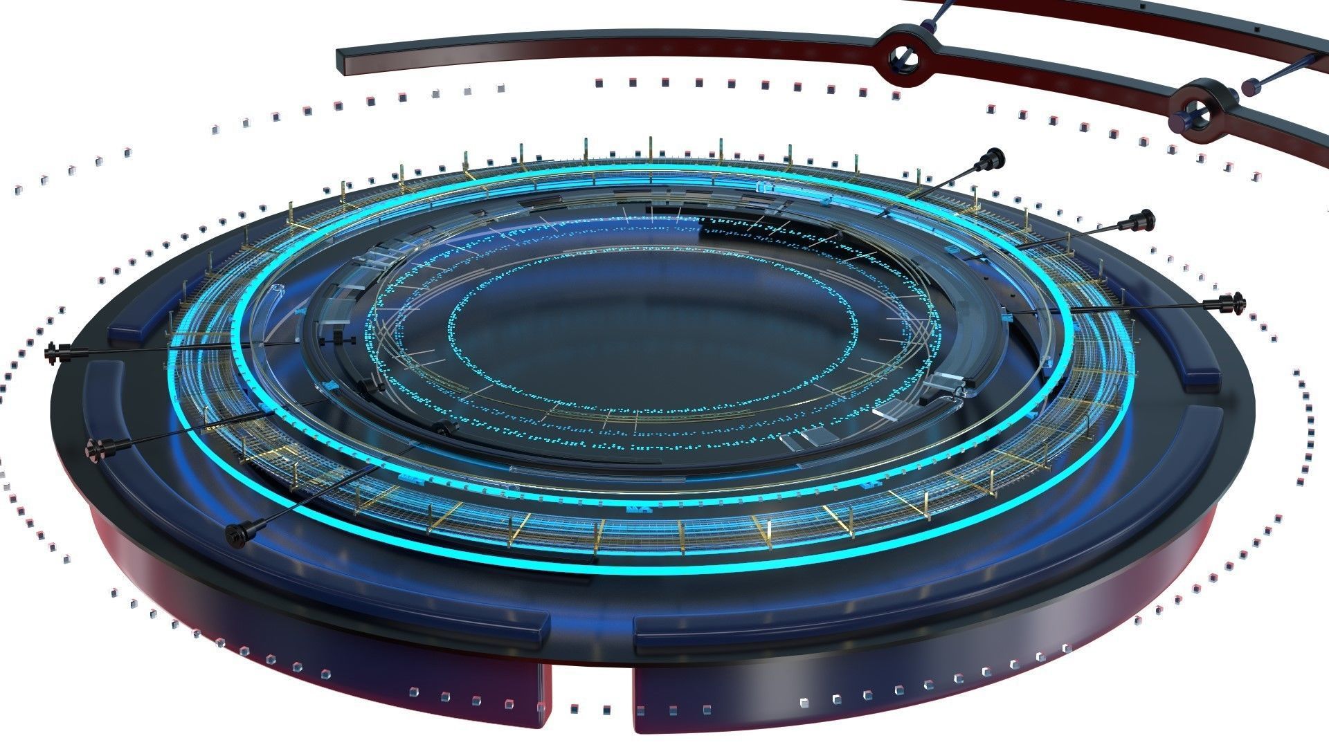 SCIFI GEARMAX STAGE 3D SET 3D model_3