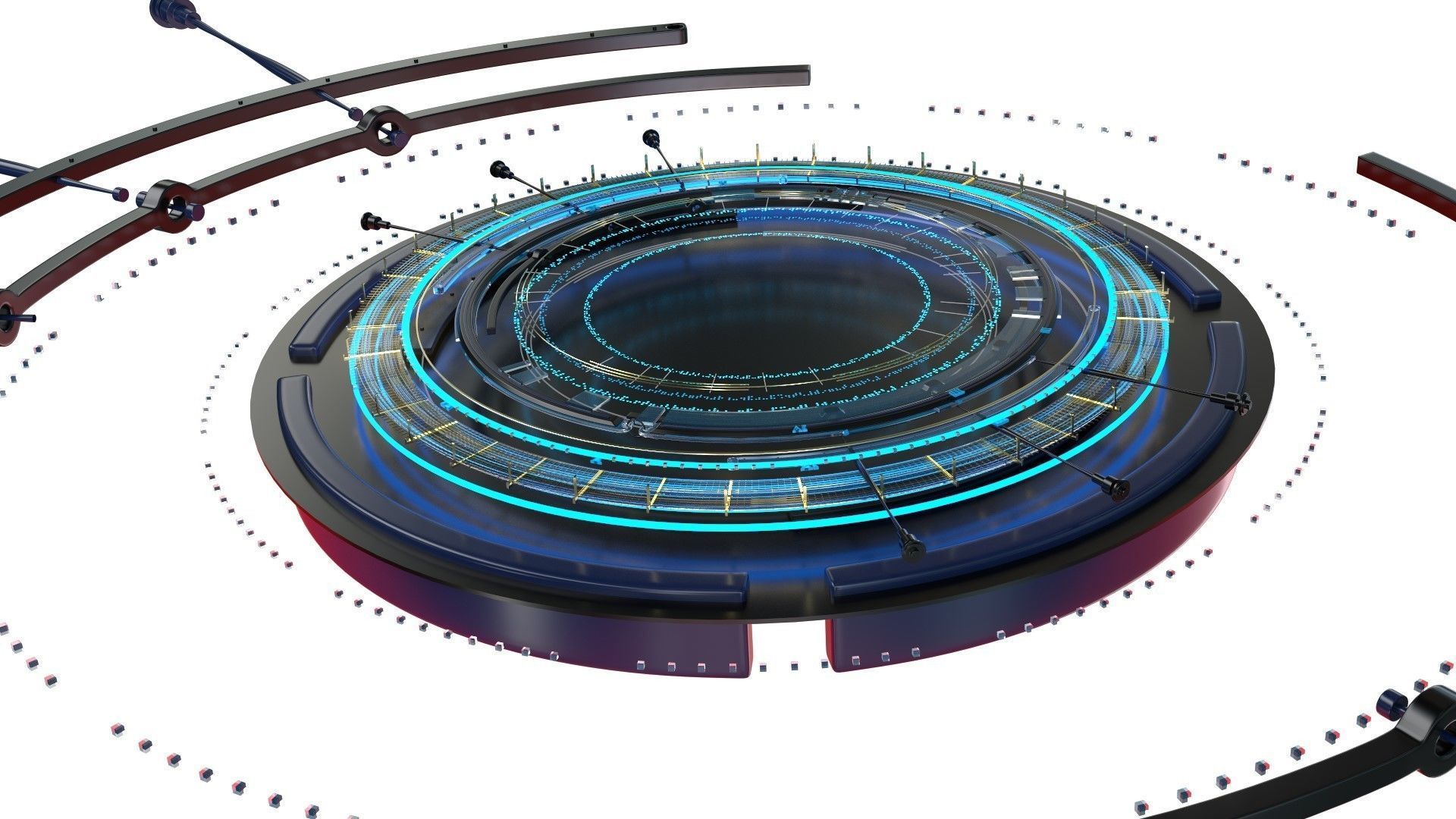 SCIFI GEARMAX STAGE 3D SET 3D model_2