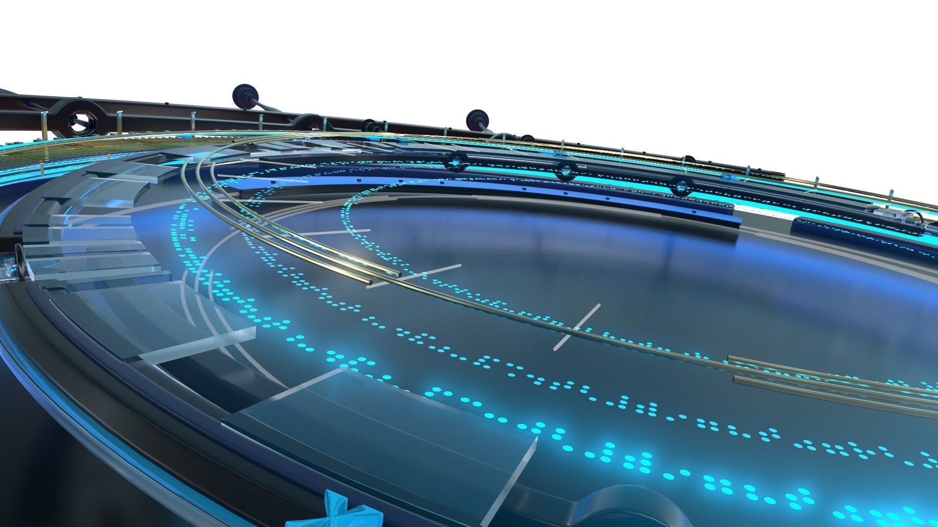 SCIFI GEARMAX STAGE 3D SET 3D model_1