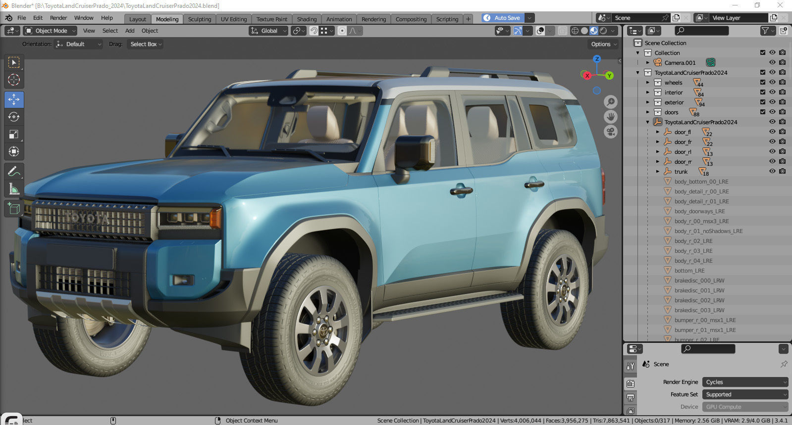 Toyota Land Cruiser 2025 3D model_42