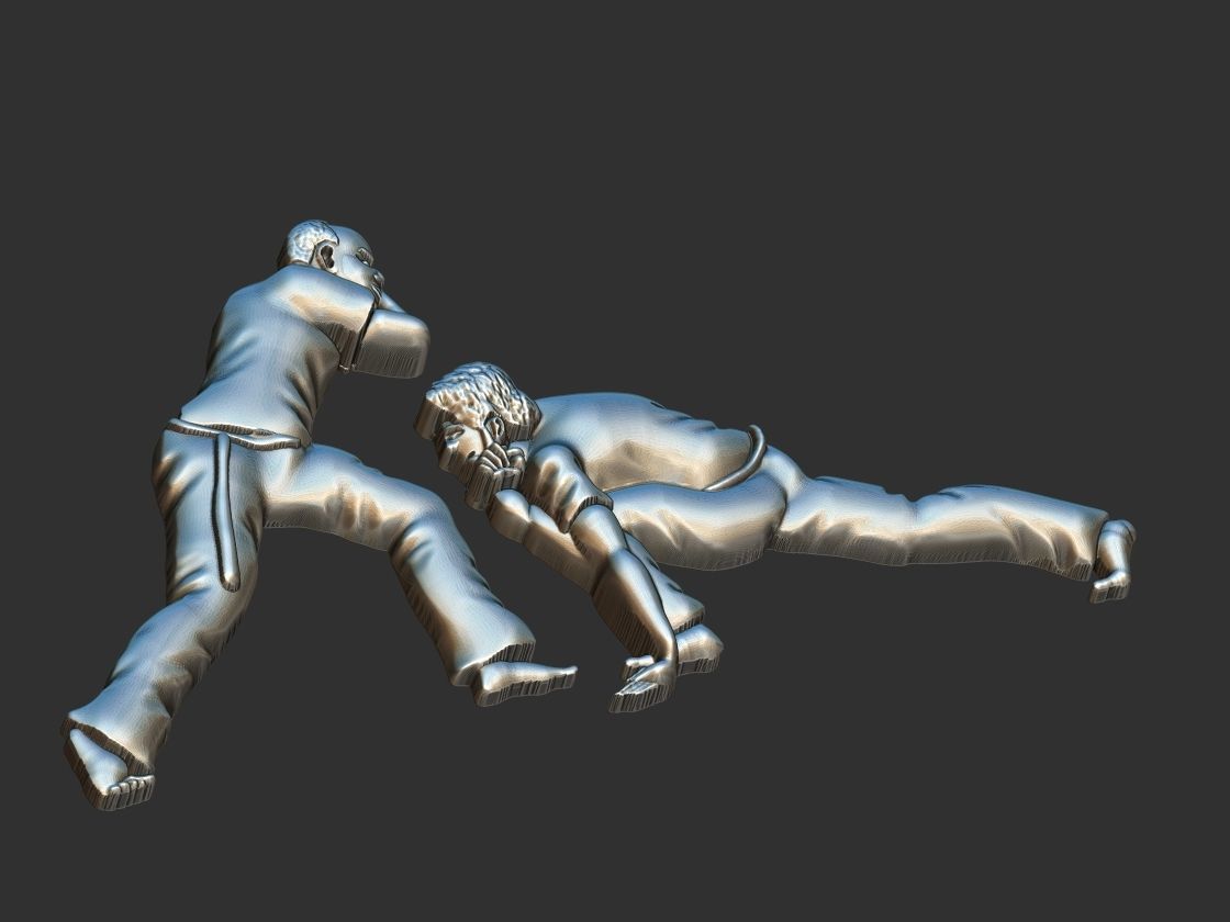 Capoeira 3D print model_2