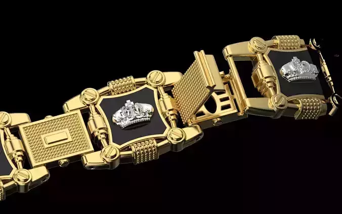 Bracelet with the crown of the Russian-Empire