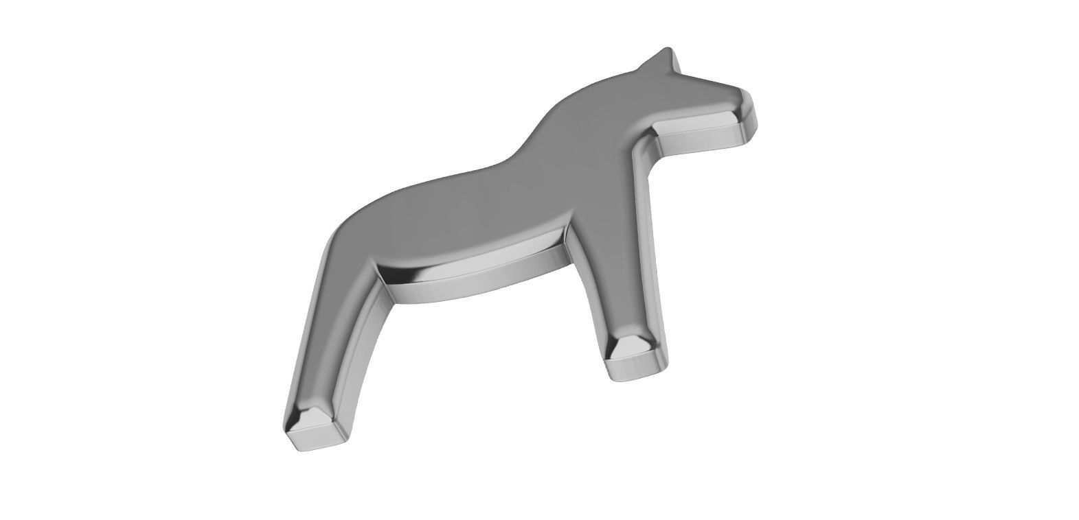 Dala Horse - Dalahast  3D print model_8