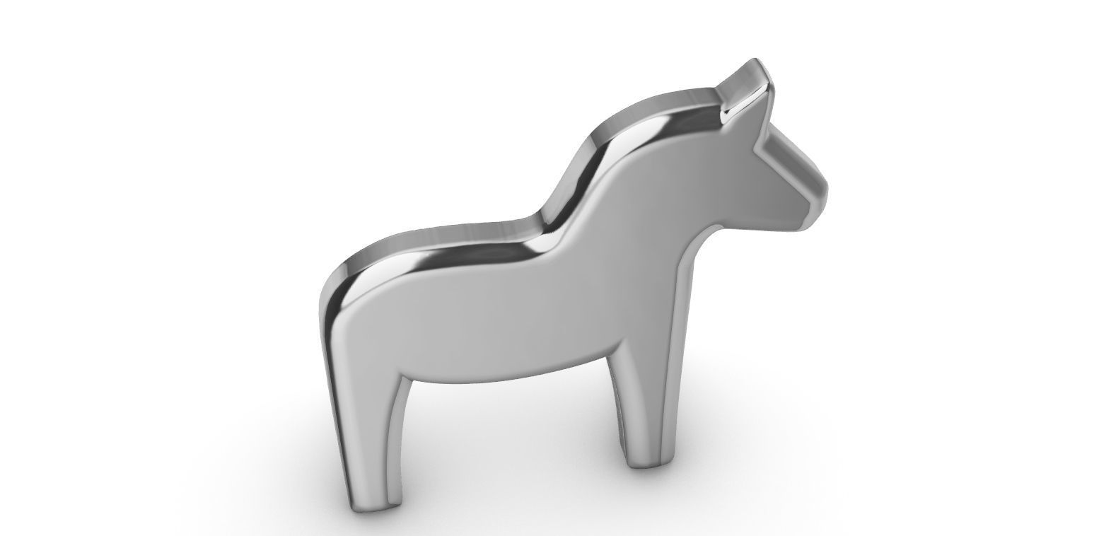 Dala Horse - Dalahast  3D print model_5