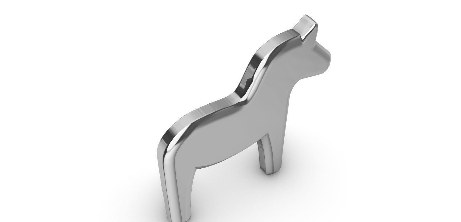 Dala Horse - Dalahast  3D print model_9