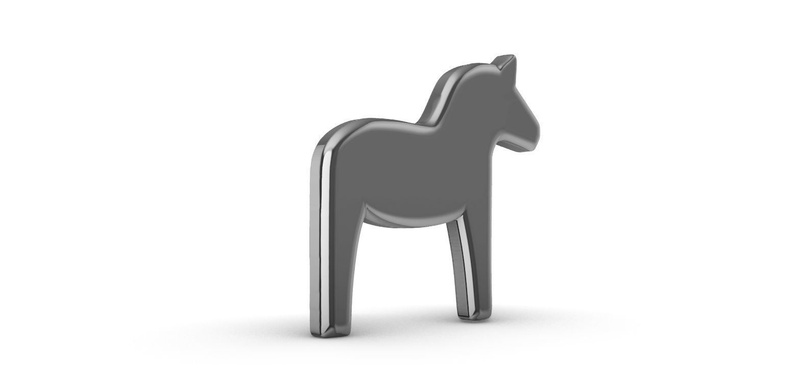 Dala Horse - Dalahast  3D print model_2