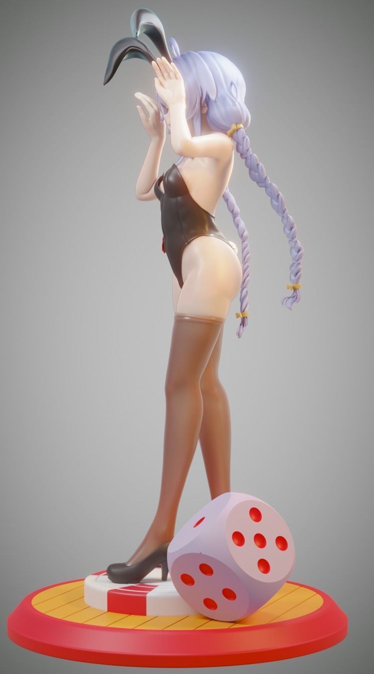 Roxy Migurdia - Bunny suit 3D print model_2