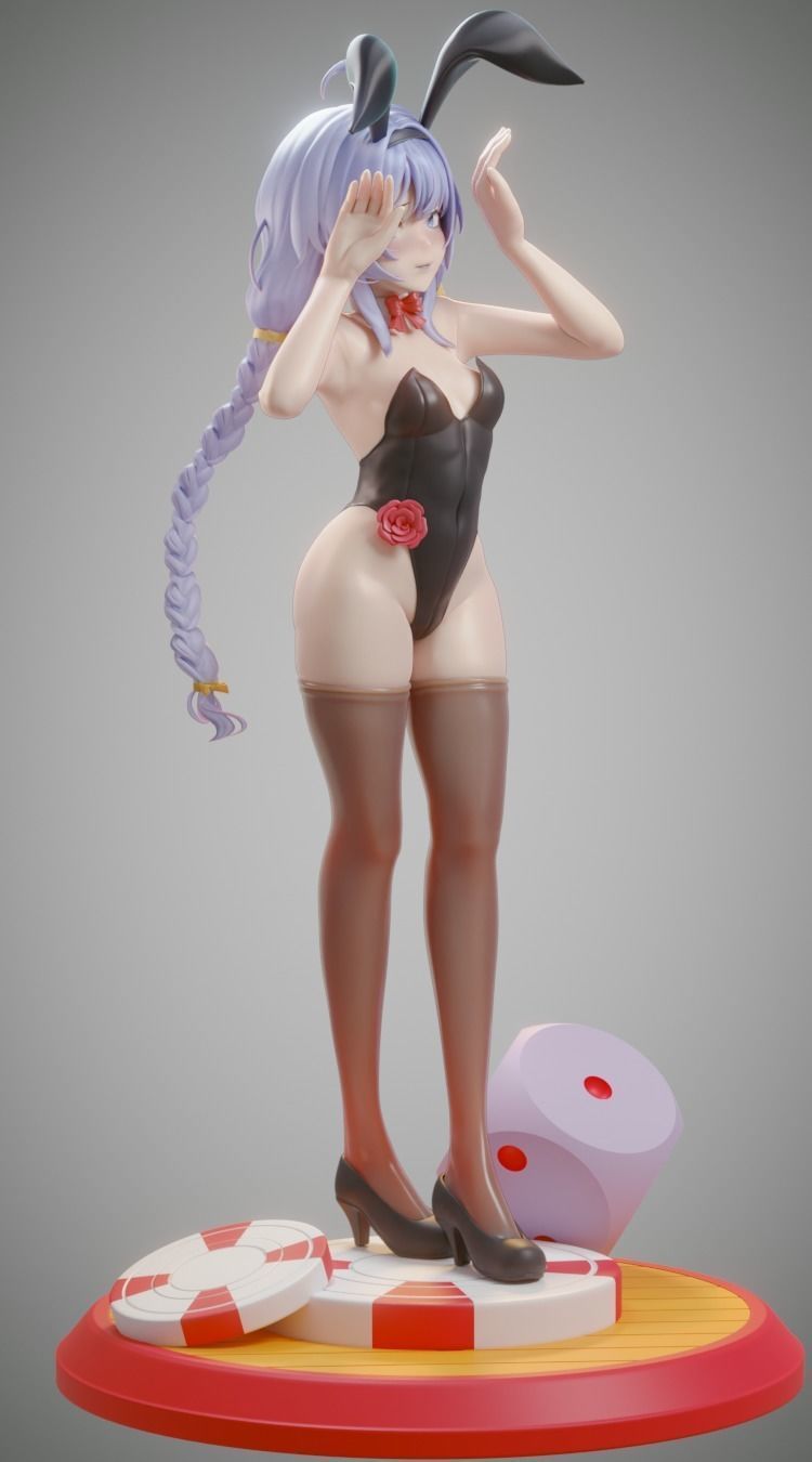 Roxy Migurdia - Bunny suit 3D print model_4