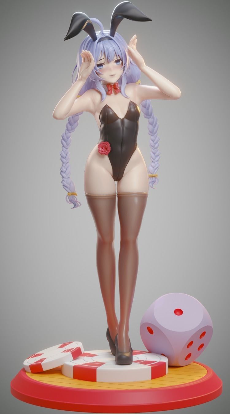 Roxy Migurdia - Bunny suit 3D print model_1