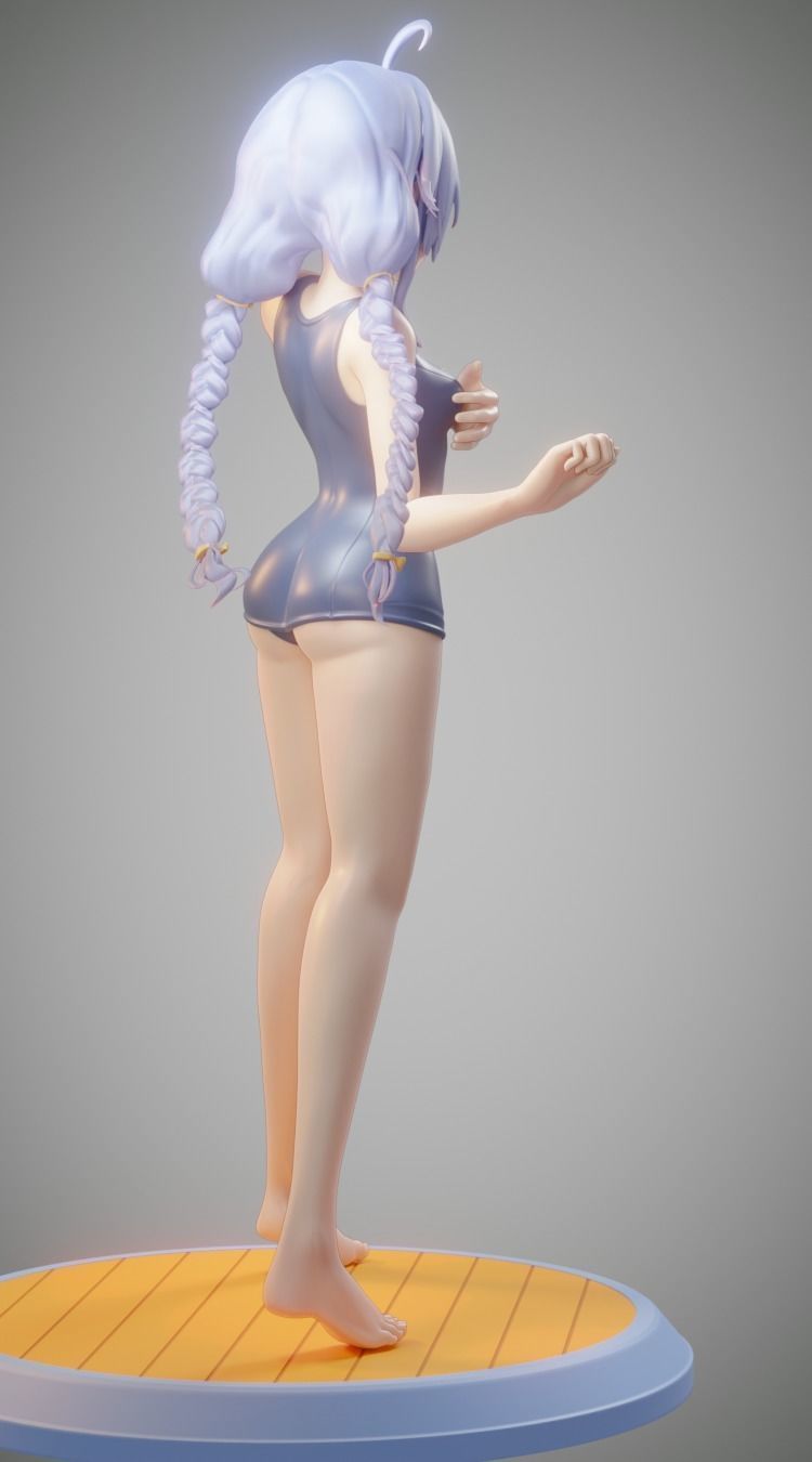 Roxy Migurdia - Swimsuit ver 3D print model_4