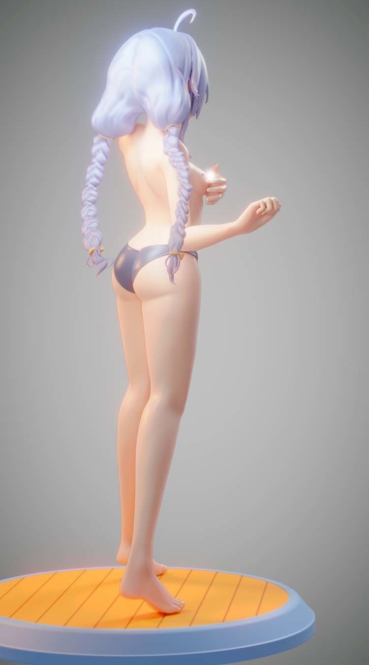 Roxy Migurdia - Swimsuit ver 3D print model_7