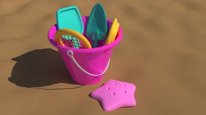 Summer Beach Toys icon 3D model