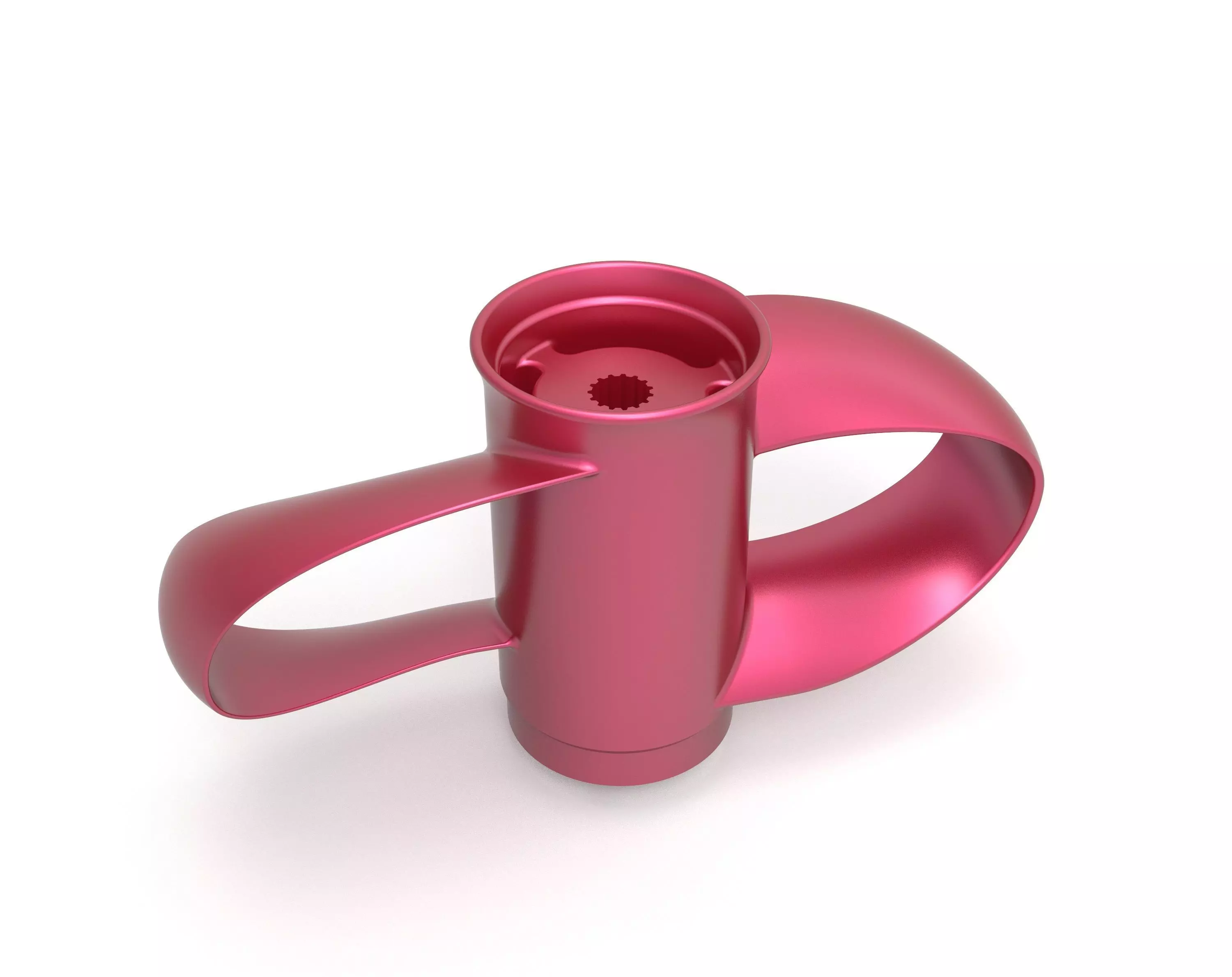 Toroidal boat propeller - 2 blades 3D print model_0