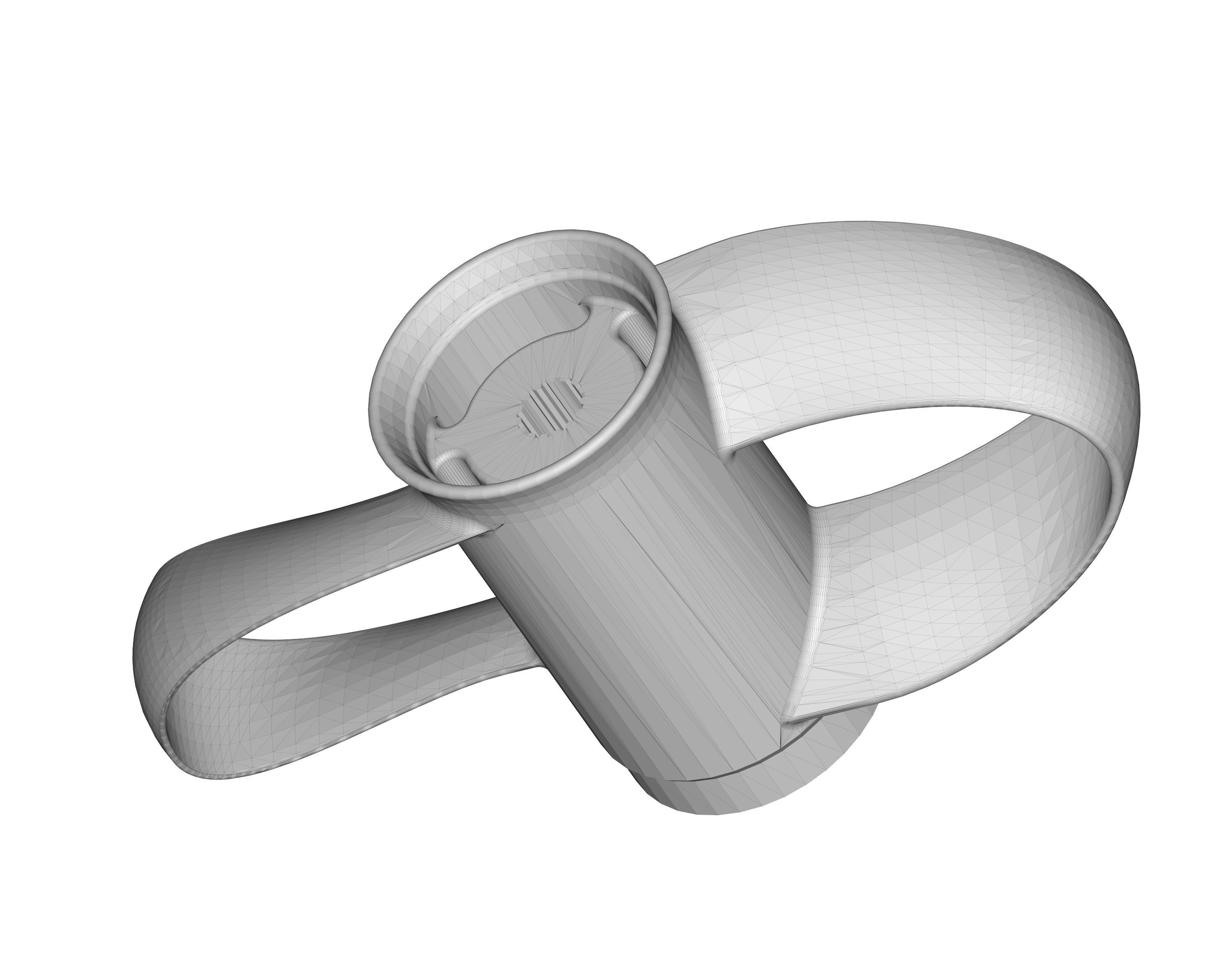 Toroidal boat propeller - 2 blades 3D print model_4