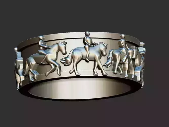 Horseback Riding Ring - Cavalgada 3D print model