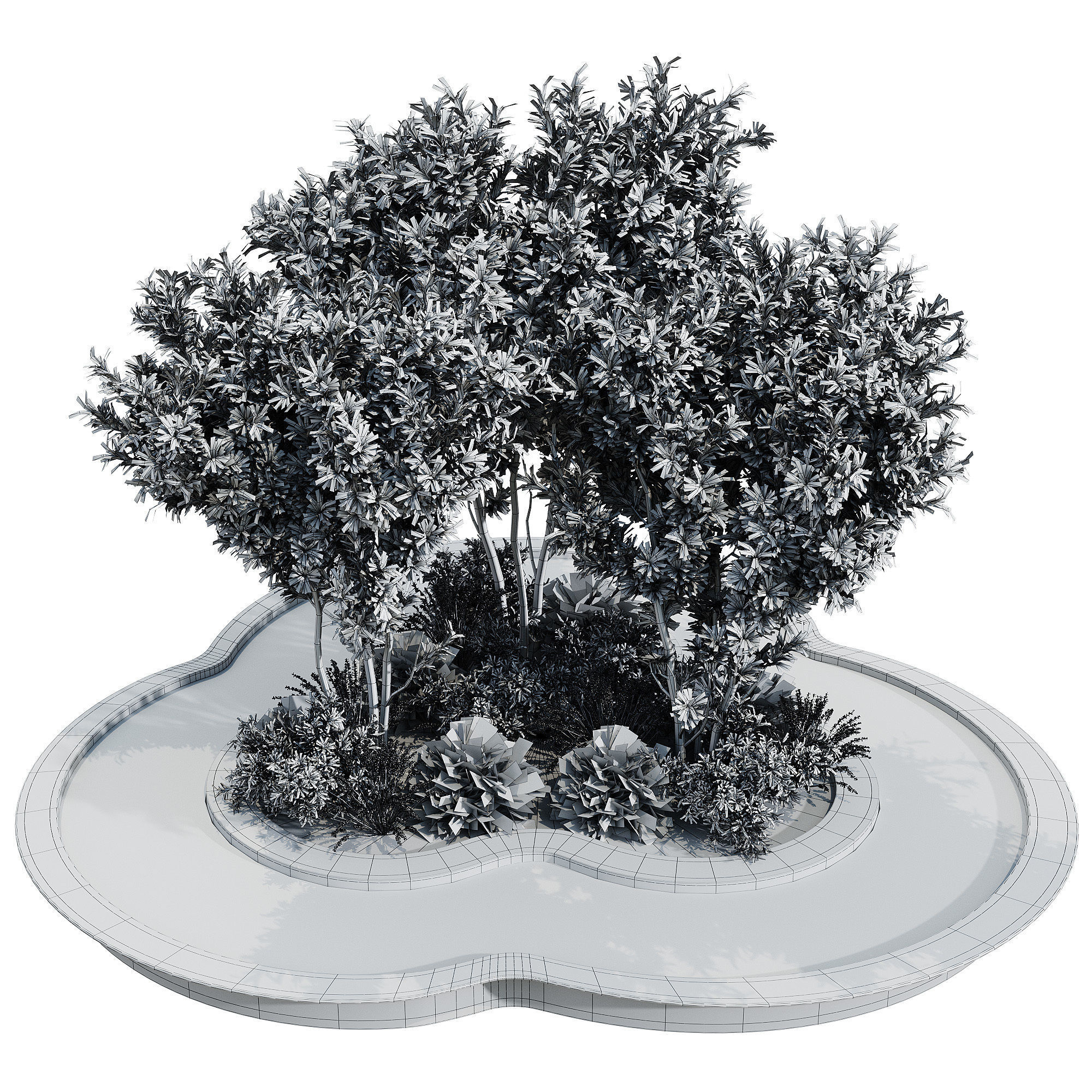 Outdoor Plants 7 3D model_2