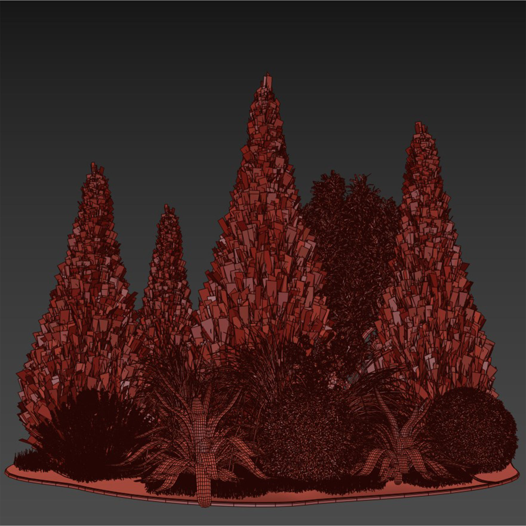 Outdoor Plants 8 3D model_3