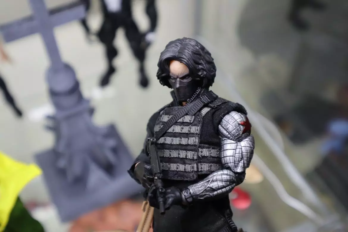 WINTER SOLDIER HEAD AND ARM 3D print model_0