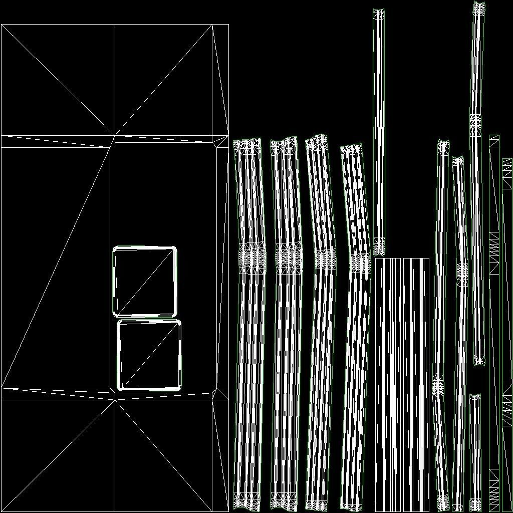 Subway Interior Low-poly 3D model_6